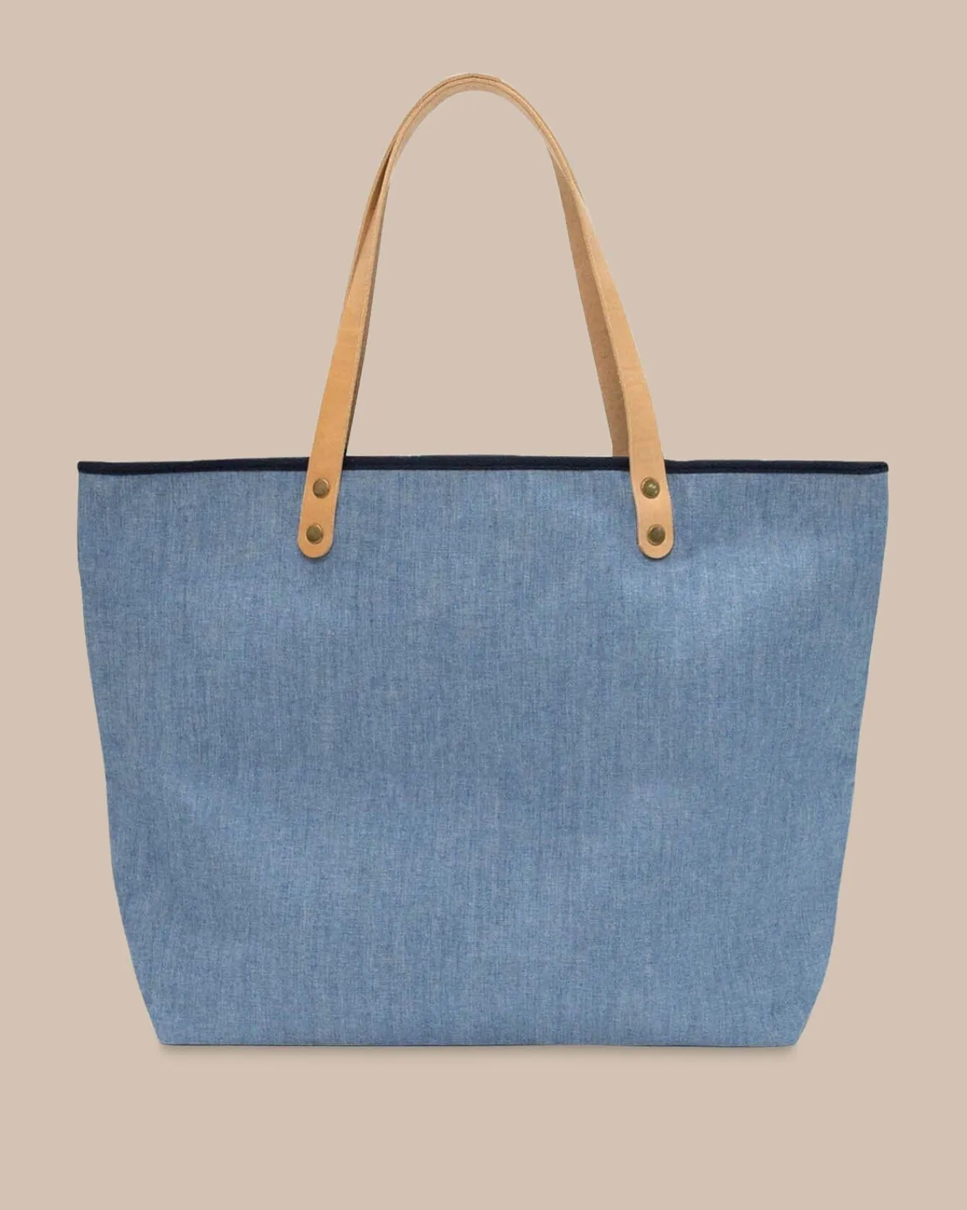Outlet Southern Tide All Day Denim Tote Navy