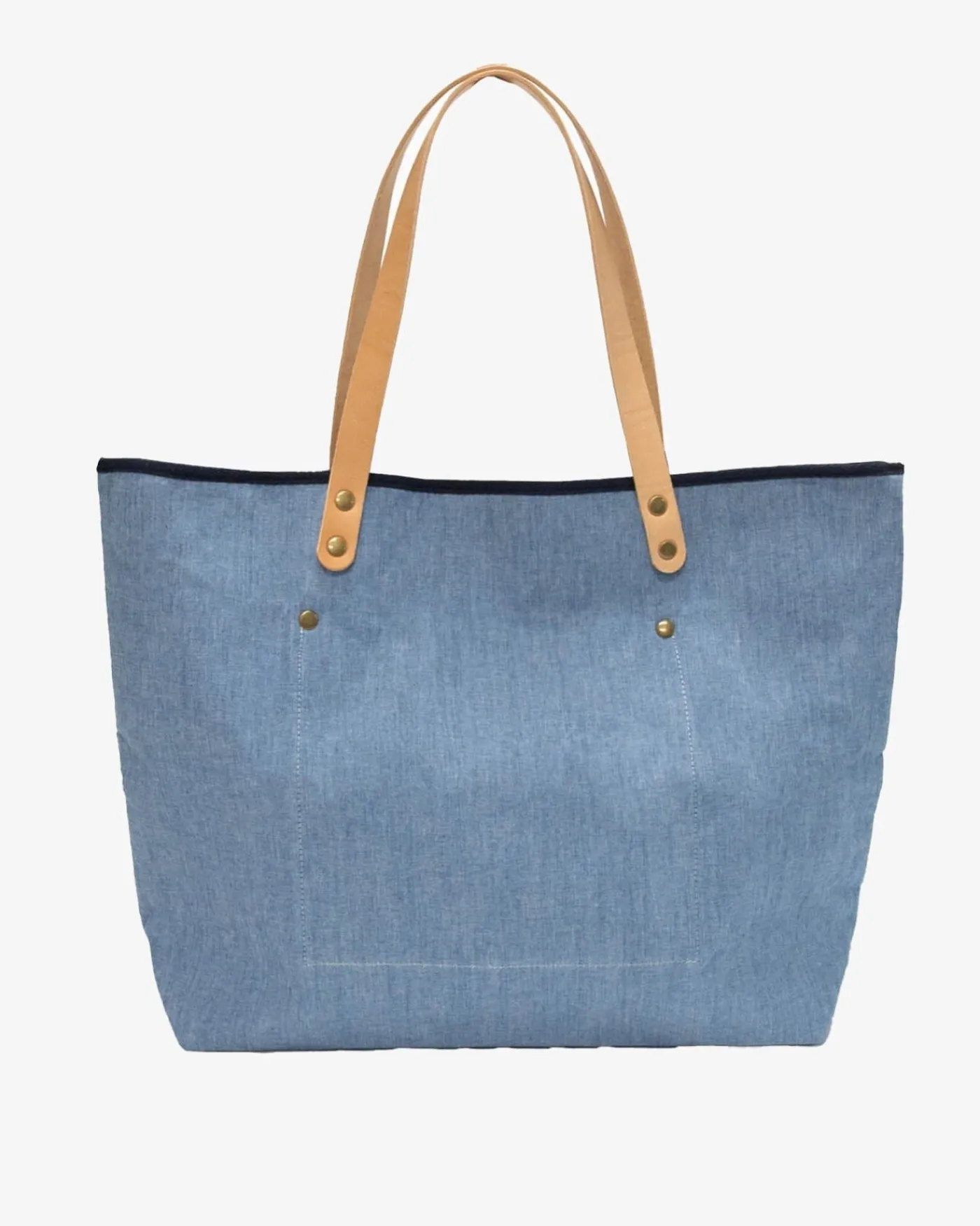 Hot Southern Tide All Day Denim Tote Navy