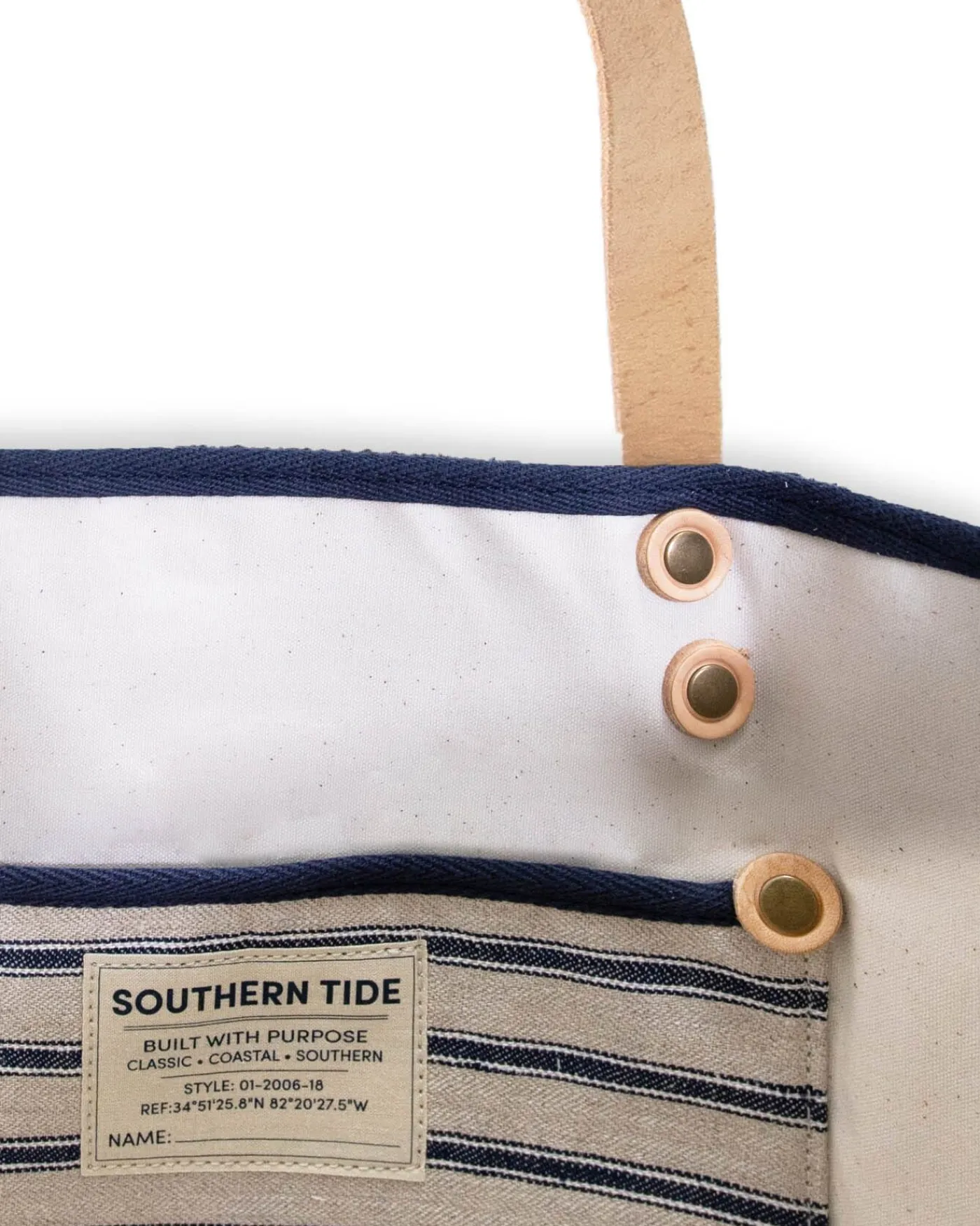 Hot Southern Tide All Day Denim Tote Navy