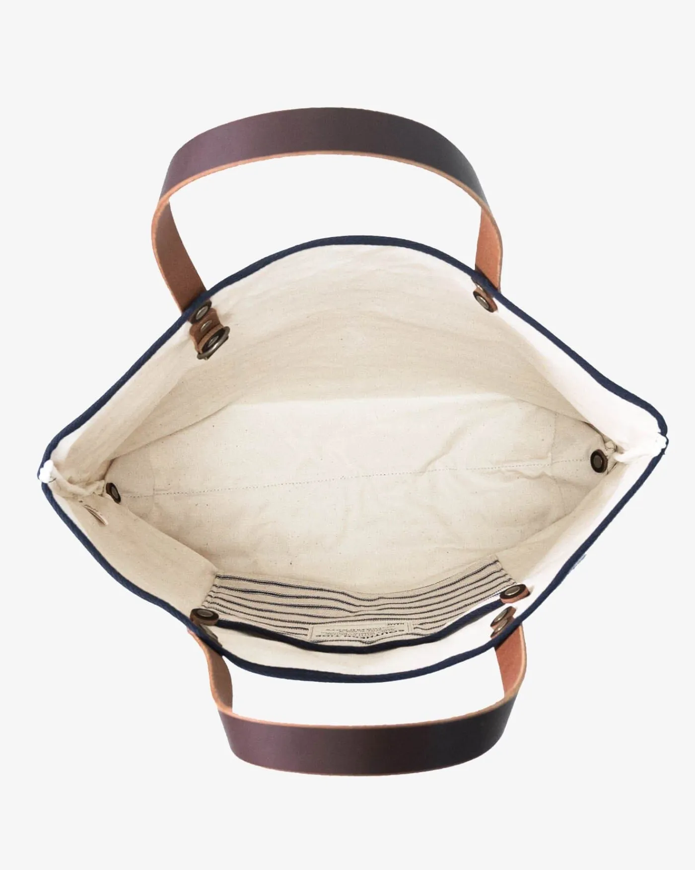 Best Sale Southern Tide All Day Stripe Tote Navy