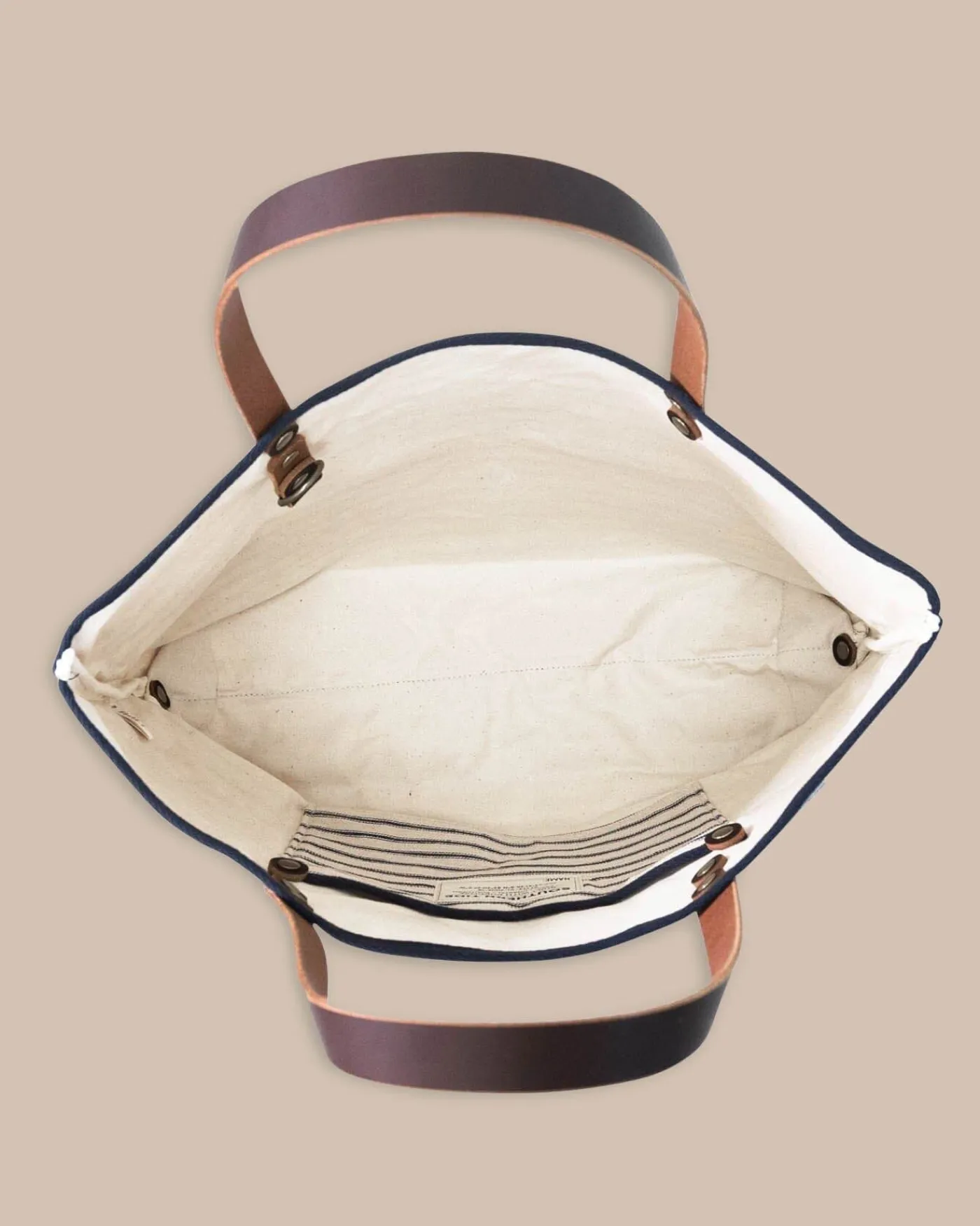 Best Southern Tide All Day Stripe Tote Navy