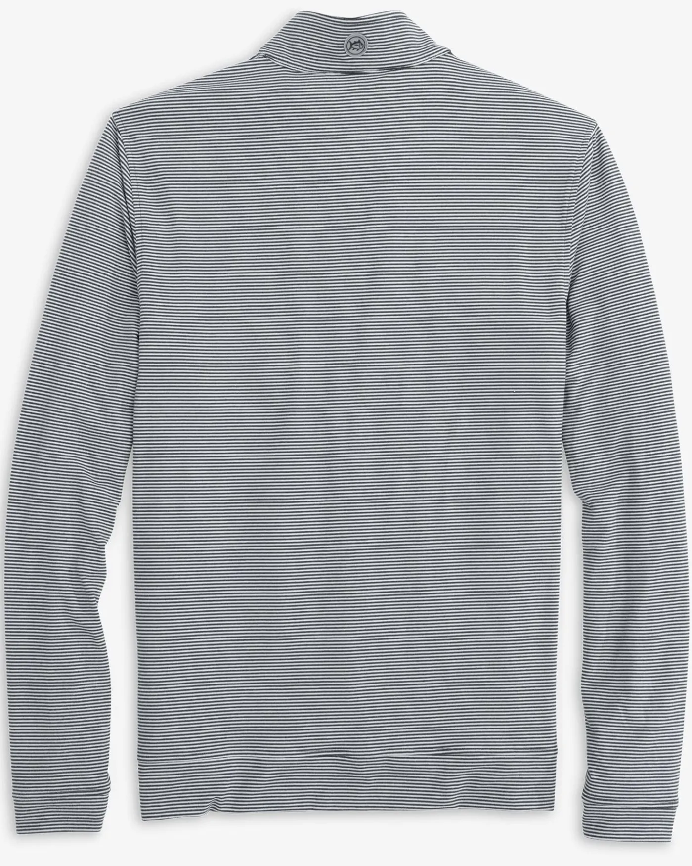 Sale Southern Tide App State Cruiser Micro-Stripe Heather Quarter Zip Heather Black