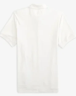 Online Southern Tide App State Mountaineers Skipjack Polo Classic White