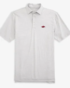 Shop Southern Tide Arkansas Razorbacks Driver Spacedye Polo Shirt