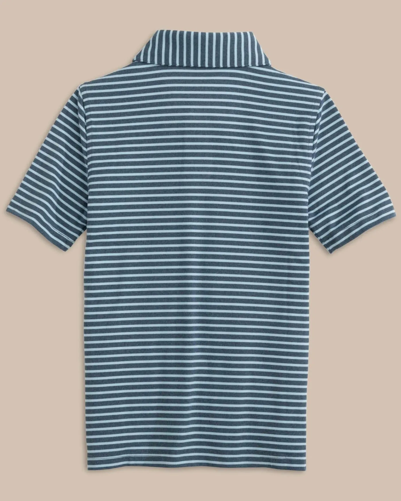 Outlet Southern Tide Boys Ryder Heather Marin Stripe Performance Polo Shirt