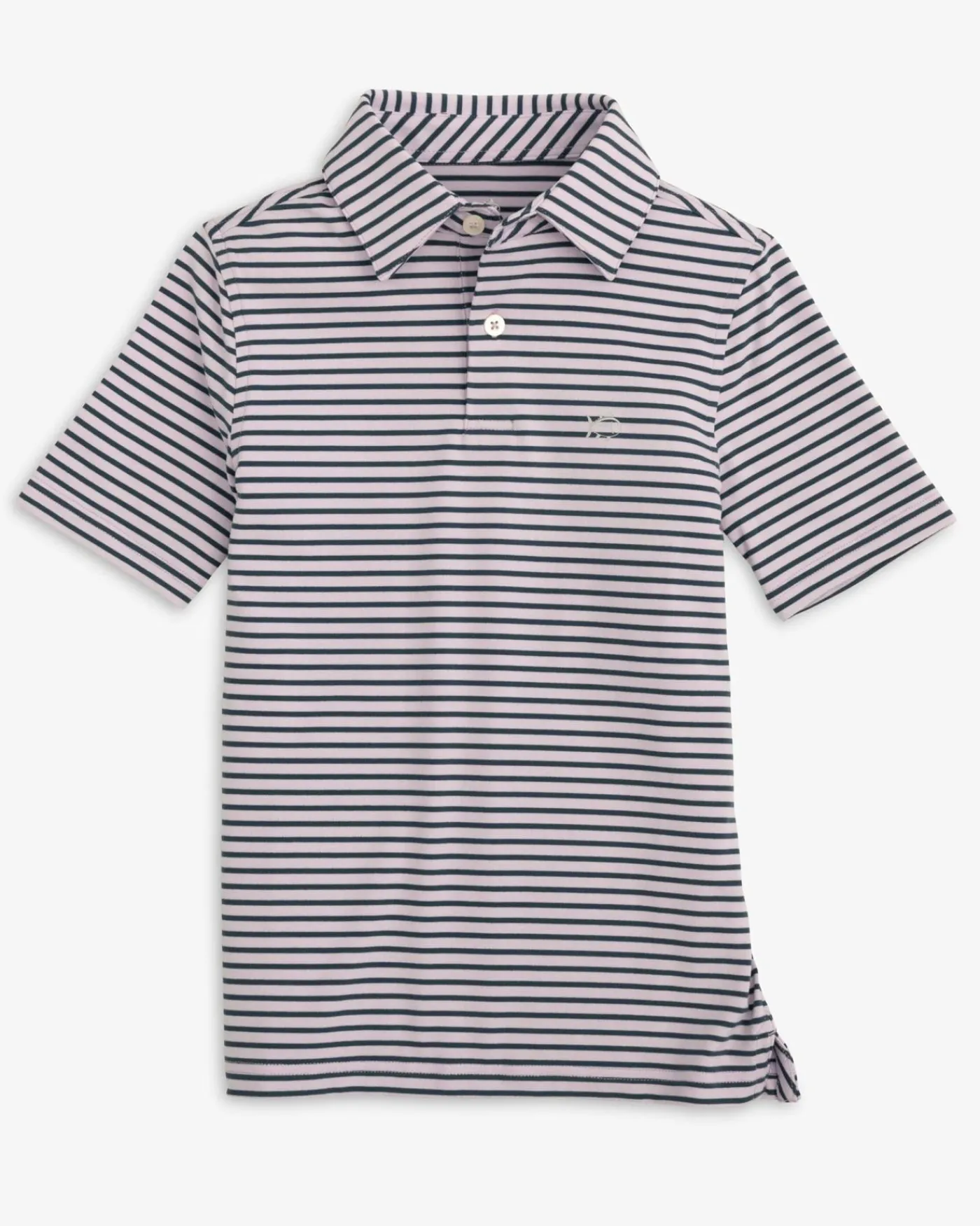 Outlet Southern Tide Boys Ryder Heather Marin Stripe Performance Polo Shirt