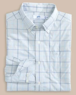 Online Southern Tide Brrr° Intercoastal Rainer Check Long Sleeve Sport Shirt