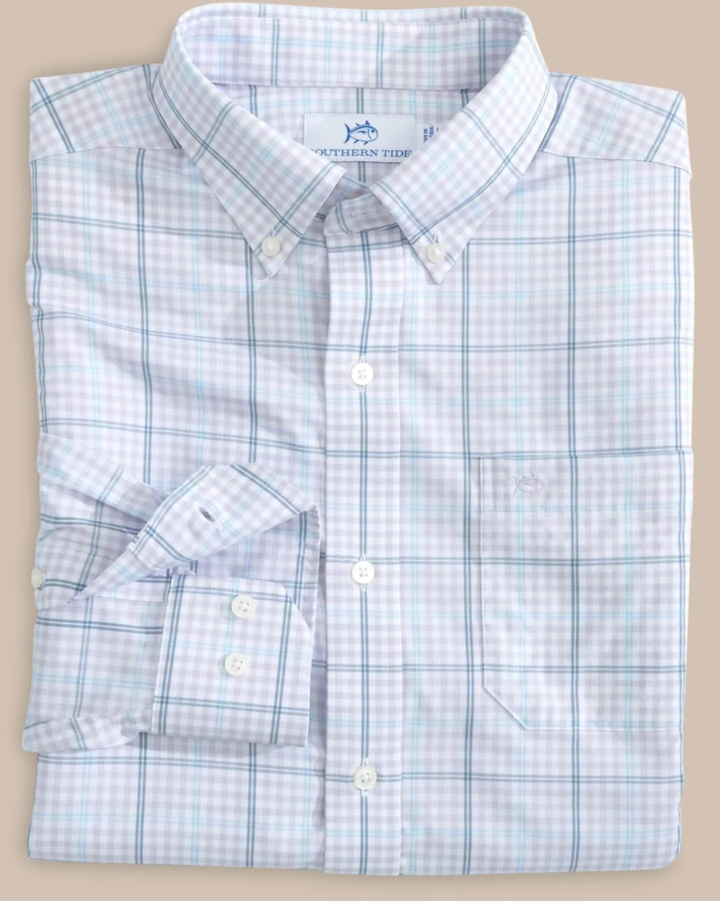 Online Southern Tide Brrr° Intercoastal Rainer Check Long Sleeve Sport Shirt