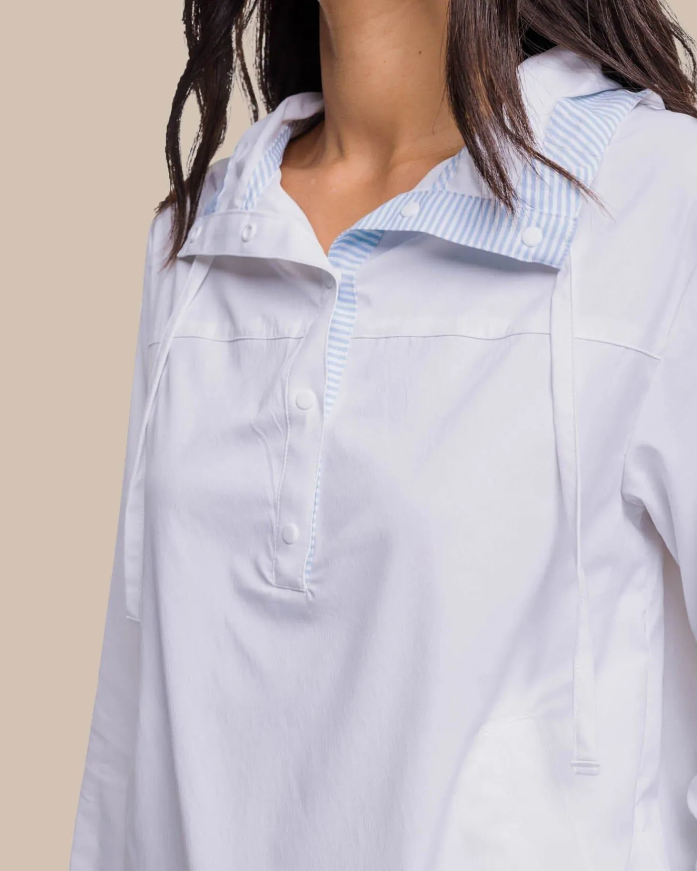 Shop Southern Tide Calie Pop Placket Popover