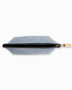 Best Southern Tide Denim Travel Pouch Navy