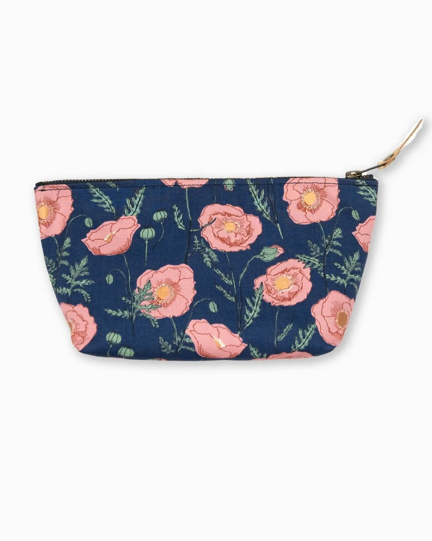 New Southern Tide Floral Travel Pouch Navy
