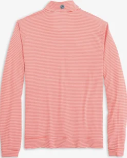 Hot Southern Tide Florida Gators Cruiser Micro-Stripe Heather Quarter Zip