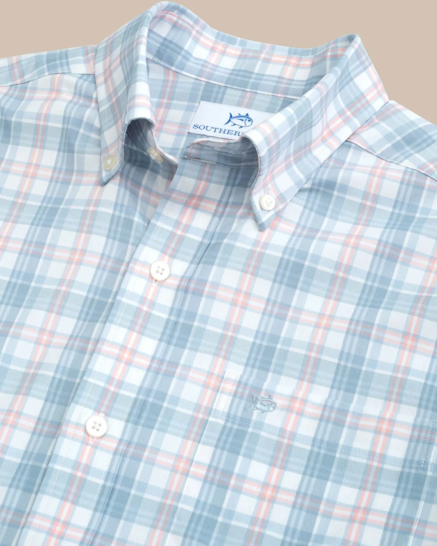 Outlet Southern Tide Intercoastal West End Plaid Long Sleeve Sport Shirt