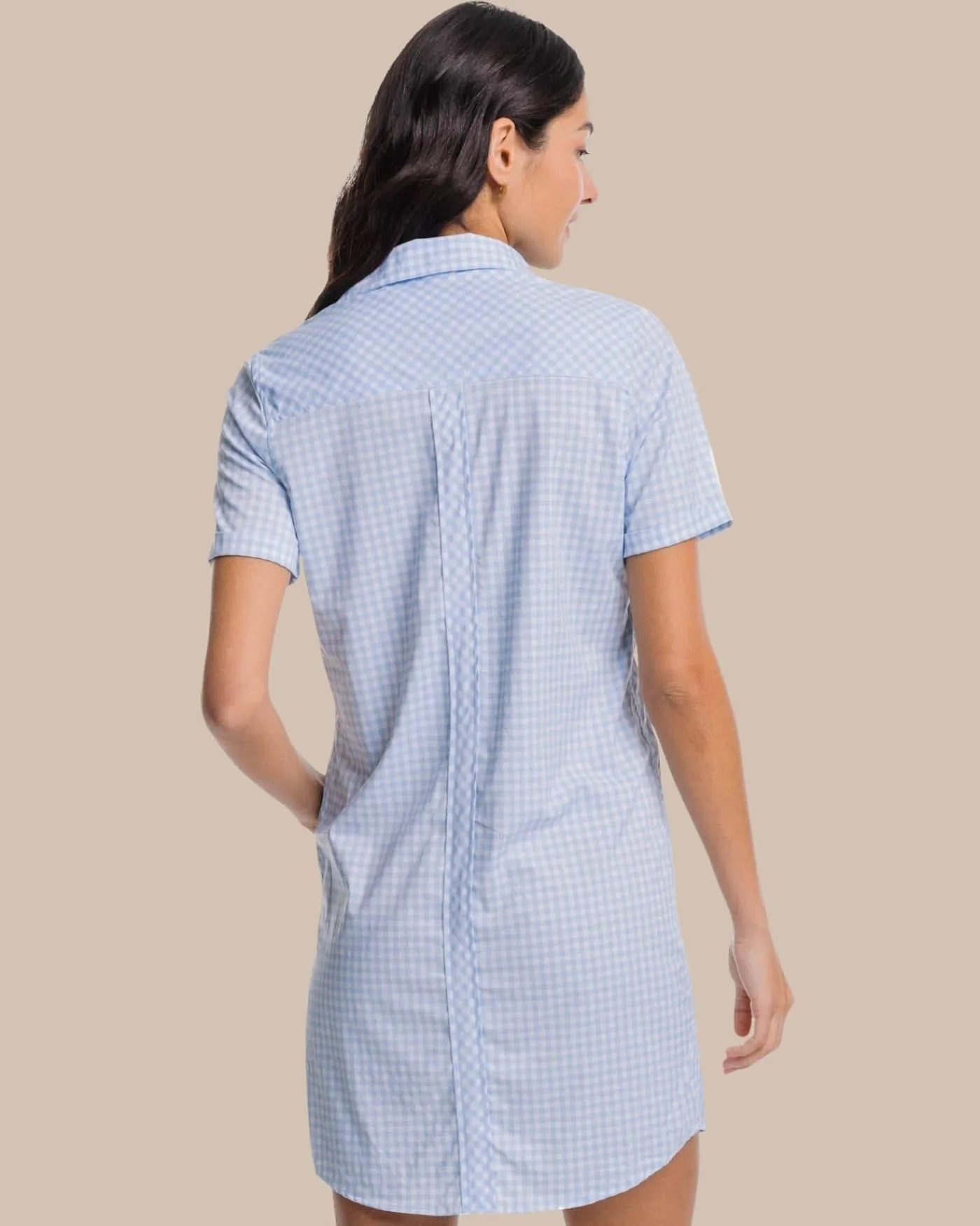 Clearance Southern Tide Kamryn Brrr Intercoastal Gingham Dress