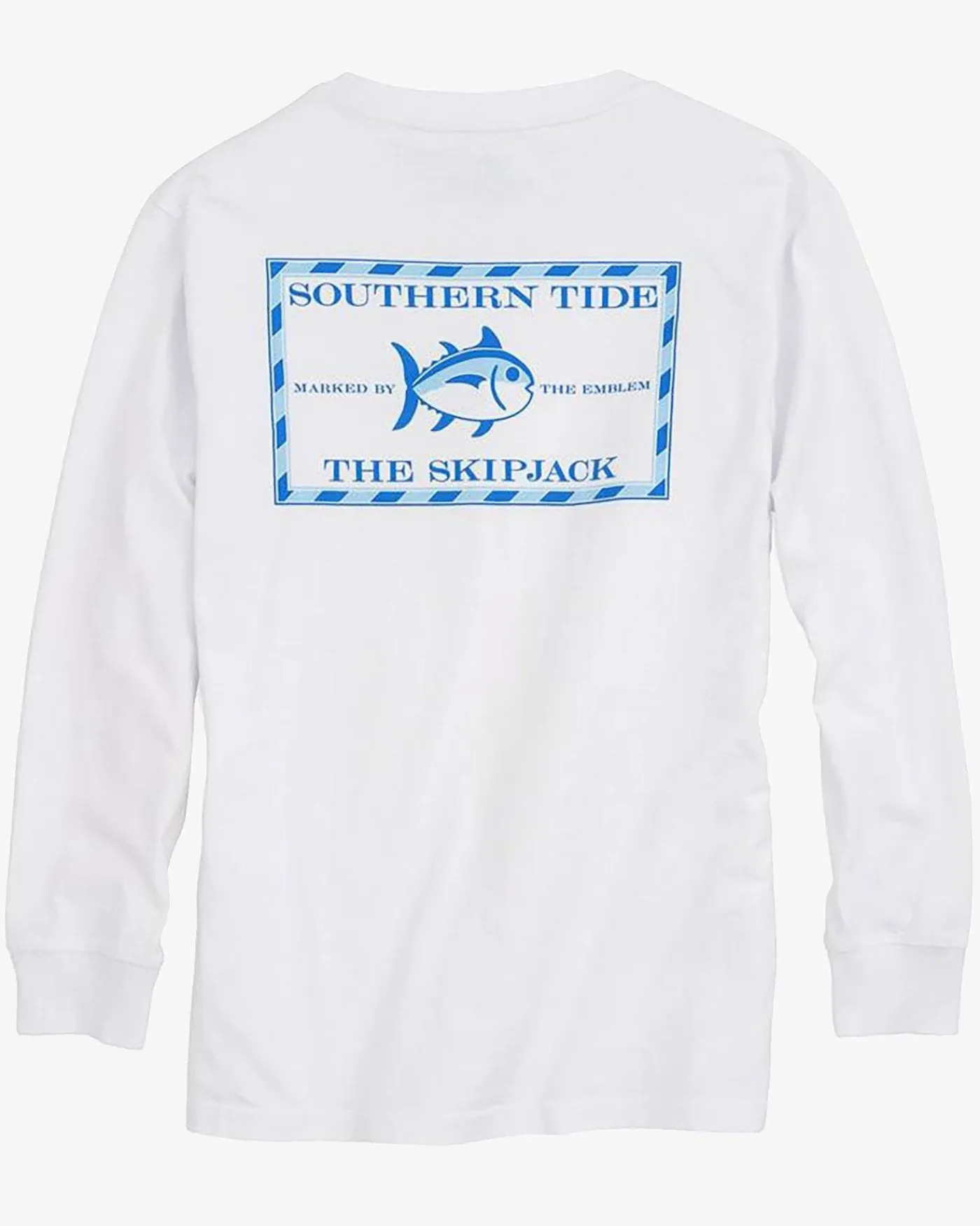 Cheap Southern Tide Kids Long Sleeve Original Skipjack T-Shirt