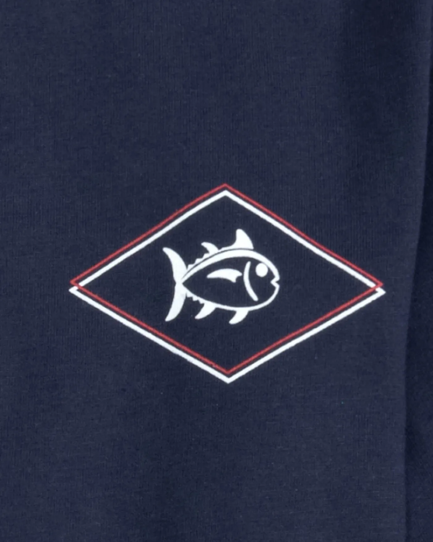 Fashion Southern Tide Kids Rod And Reel Flag Short Sleeve T-Shirt True Navy