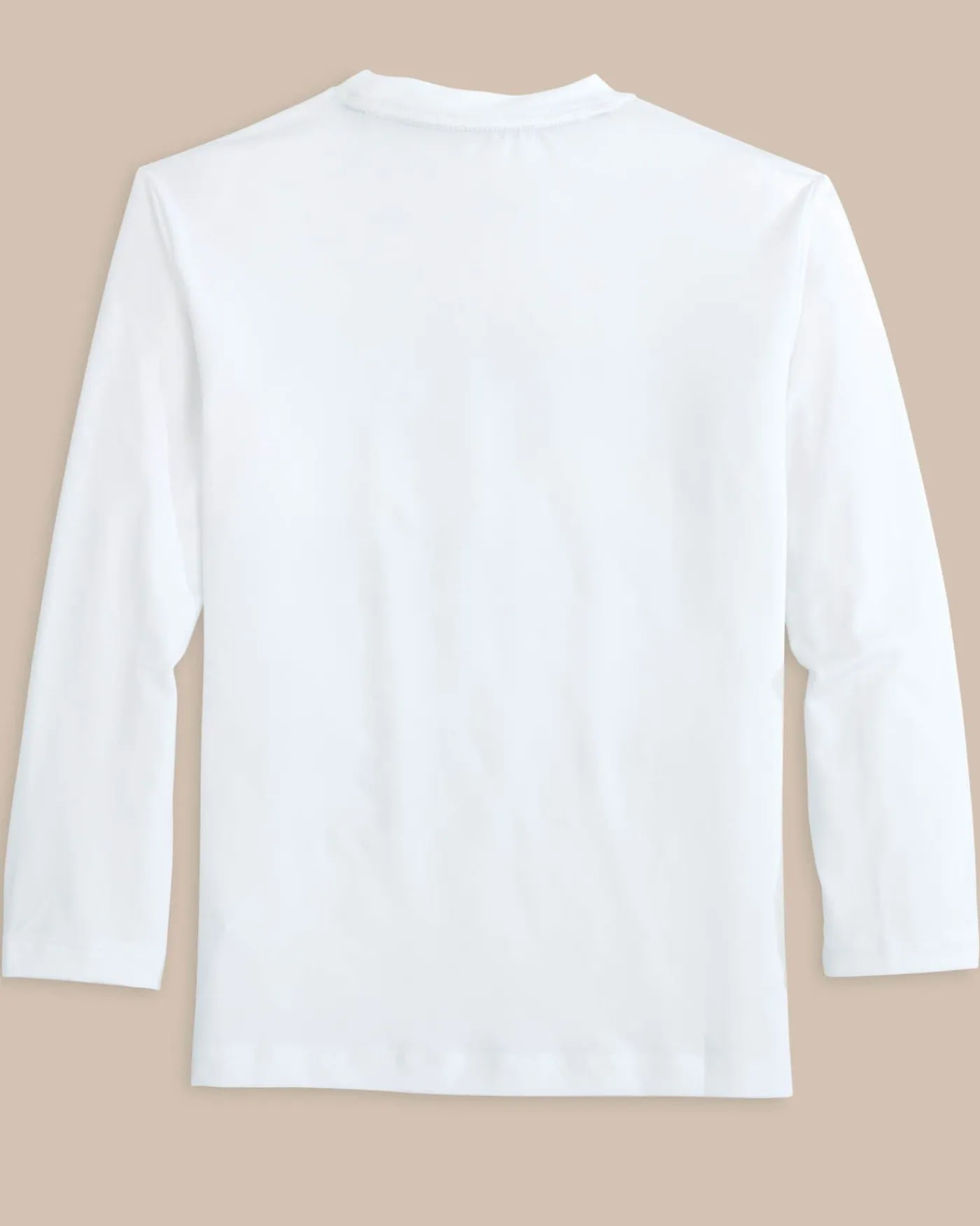 Outlet Southern Tide Kids St Triple Stack Ocean Front Graphic Long Sleeve Performance T-Shirt Classic White