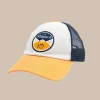 New Southern Tide Kids The Skipjack Trucker Hat White