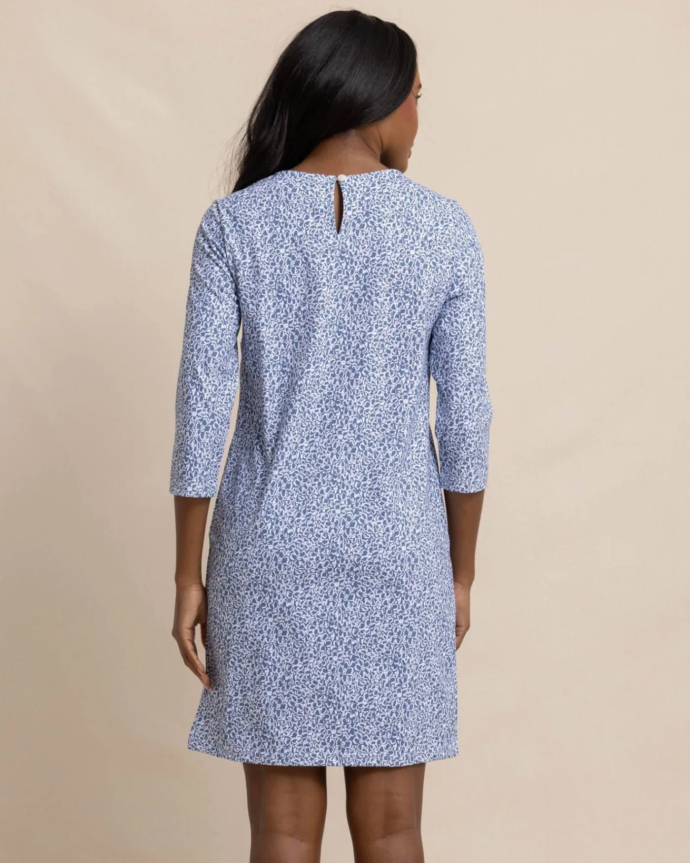 Online Southern Tide Leira That Floral Feeling Print Performance Dress