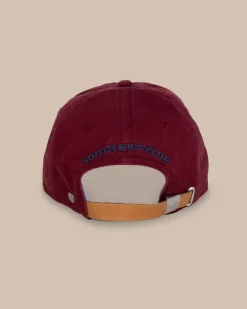 New Southern Tide Mini Skipjack Leather Strap Hat