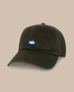 New Southern Tide Mini Skipjack Leather Strap Hat