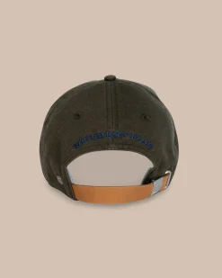 New Southern Tide Mini Skipjack Leather Strap Hat