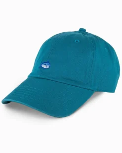 New Southern Tide Mini Skipjack Leather Strap Hat