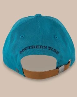 New Southern Tide Mini Skipjack Leather Strap Hat