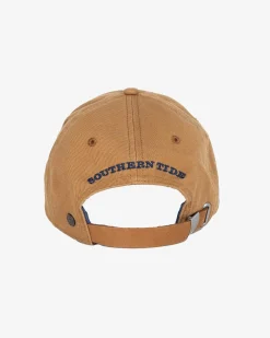 New Southern Tide Mini Skipjack Leather Strap Hat