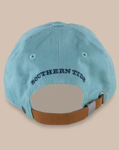 New Southern Tide Mini Skipjack Leather Strap Hat