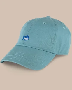New Southern Tide Mini Skipjack Leather Strap Hat