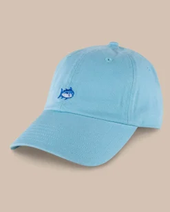 New Southern Tide Mini Skipjack Leather Strap Hat