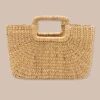 Discount Southern Tide Mini Woven Rattan Tote Natural