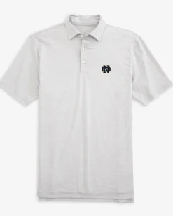 Fashion Southern Tide Notre Dame Fighting Irish Driver Spacedye Polo Shirt