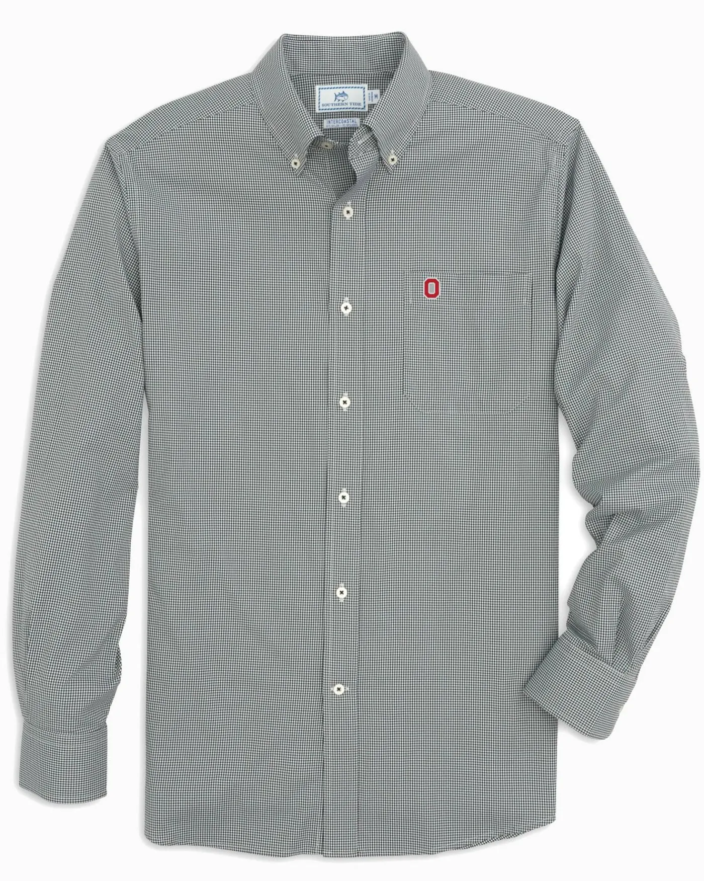 Discount Southern Tide Ohio State Buckeyes Gingham Button Down Shirt