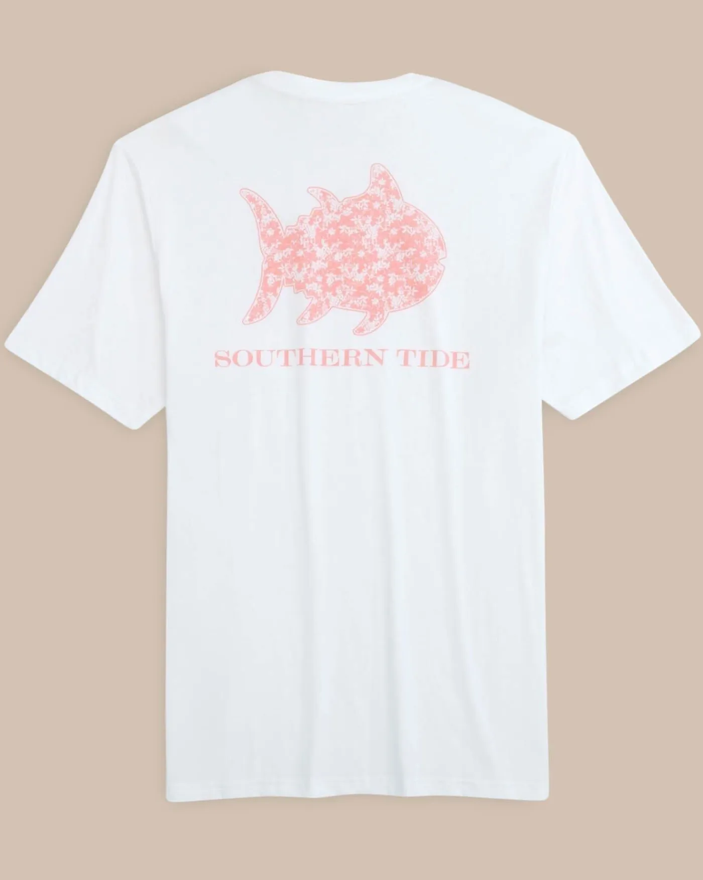 Flash Sale Southern Tide Plumeria Short Sleeve T-Shirt Classic White