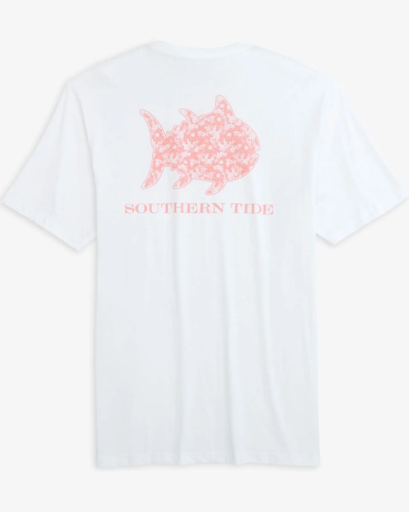 Flash Sale Southern Tide Plumeria Short Sleeve T-Shirt Classic White