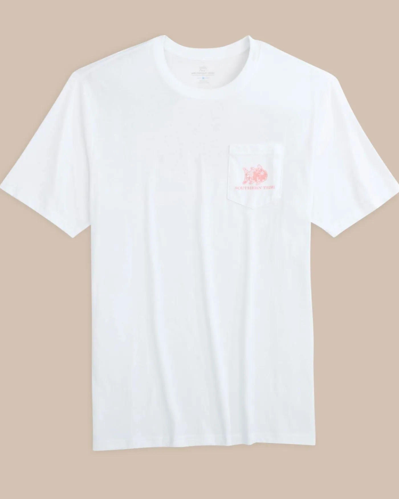 Flash Sale Southern Tide Plumeria Short Sleeve T-Shirt Classic White