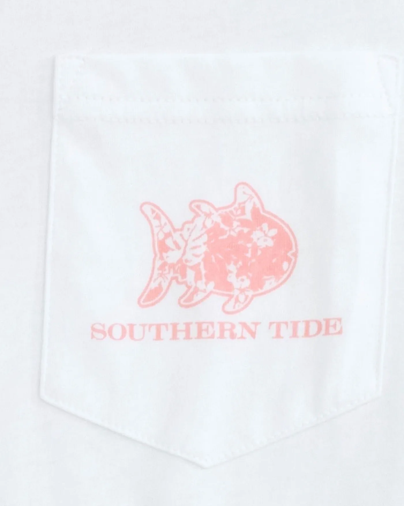 Flash Sale Southern Tide Plumeria Short Sleeve T-Shirt Classic White