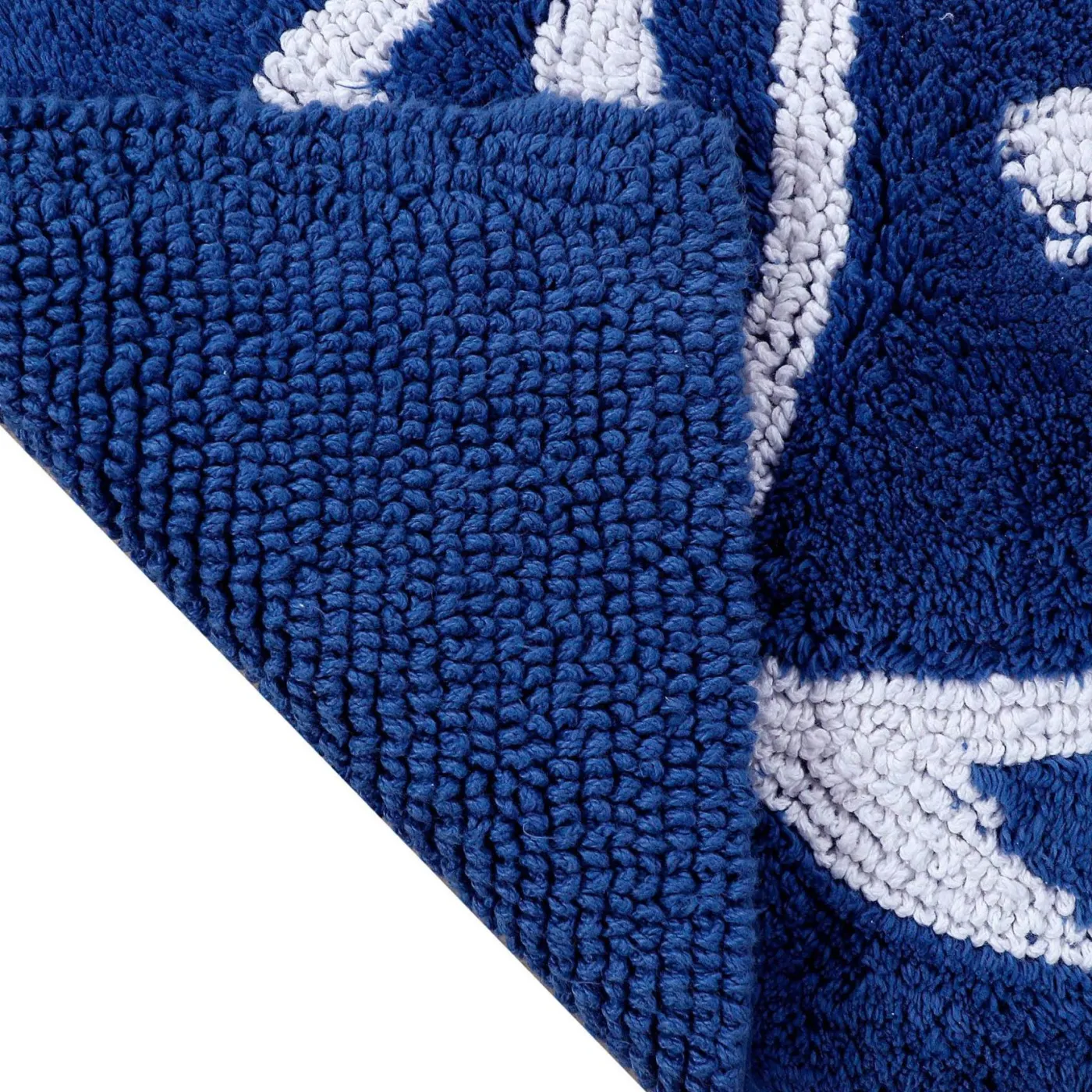 Cheap WPH Reversible Skipjack Bath Rug - 17"W X 24"L