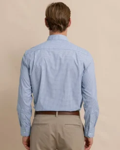 Flash Sale Southern Tide Rosemont Brrr°® Intercoastal Performance Sport Shirt Seven Seas Blue