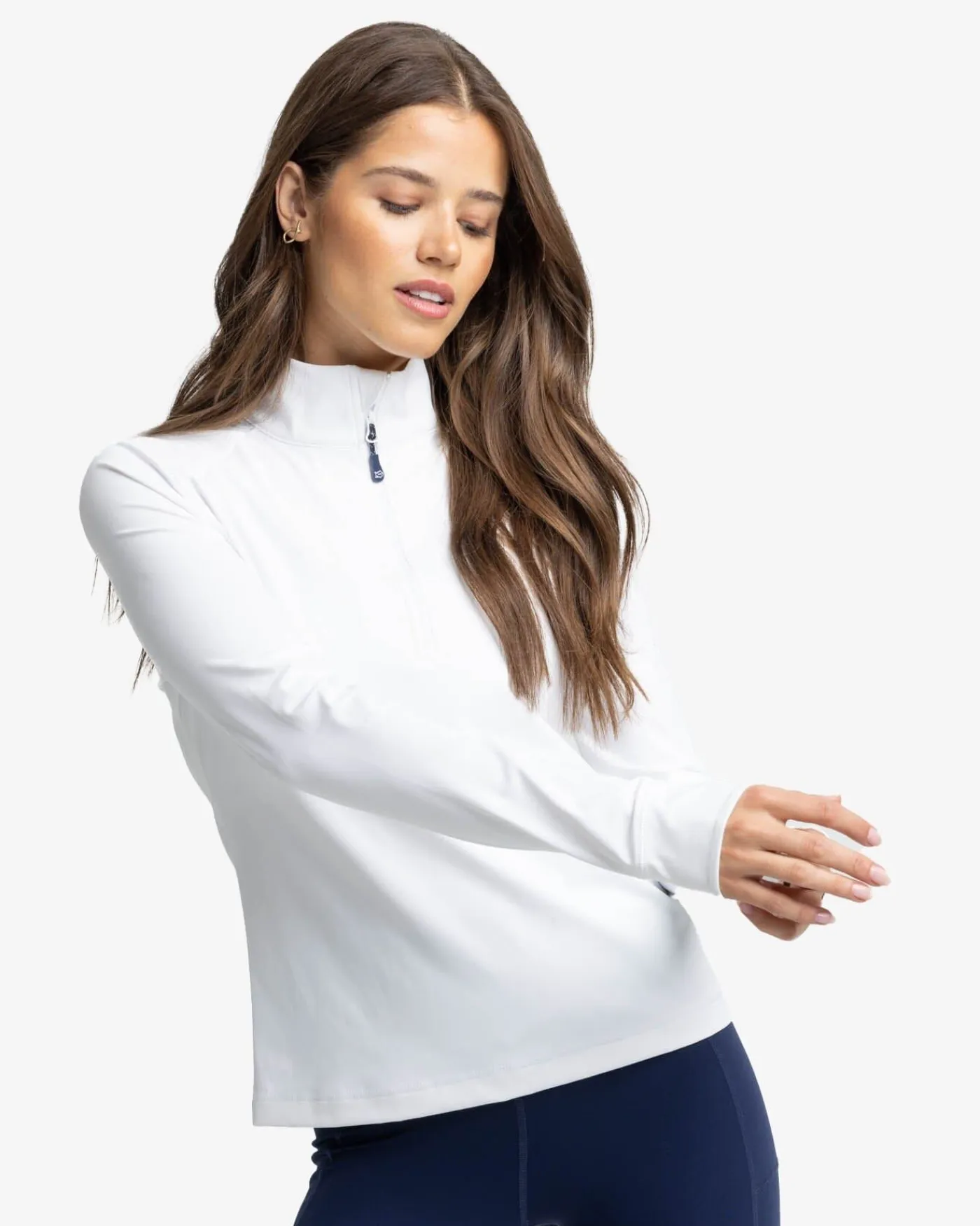 Online Southern Tide Runaround Quarter Zip Pull Over Classic White