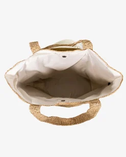Shop Southern Tide Straw Traveler Tote Natural