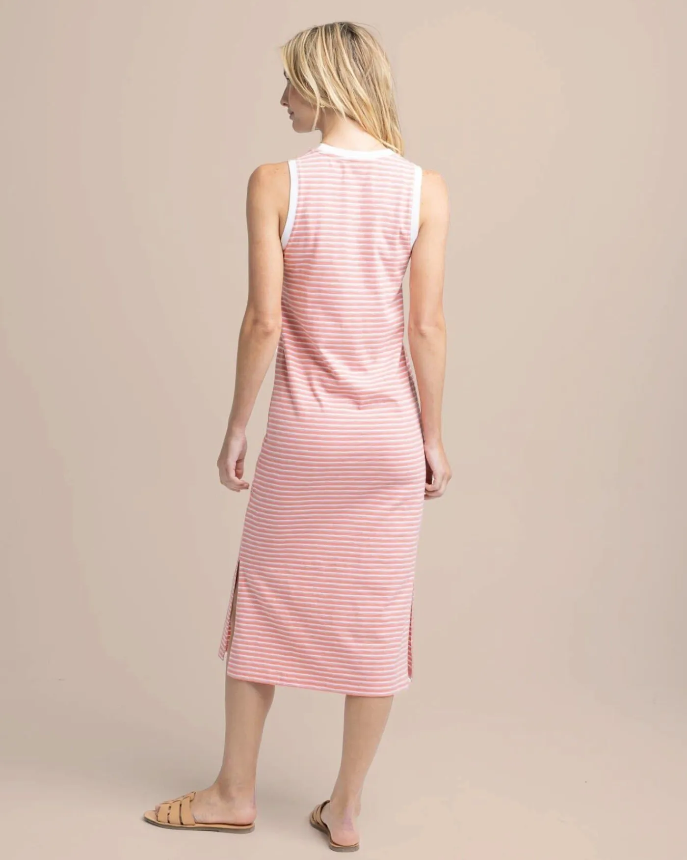 Discount Southern Tide Sun Farer Stripe Midi Tank Dress
