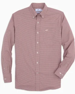 Online Southern Tide Virginia Tech Hokies Gingham Button Down Shirt