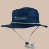 Outlet Southern Tide Waterway Camo Print Performance Sun Hat - Navy True Navy