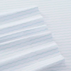 Clearance WPH Wavy Stripe Sheet Set Aqua